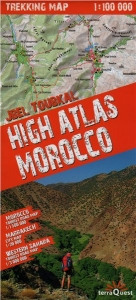 Maroko a Vysoký Atlas - mapa