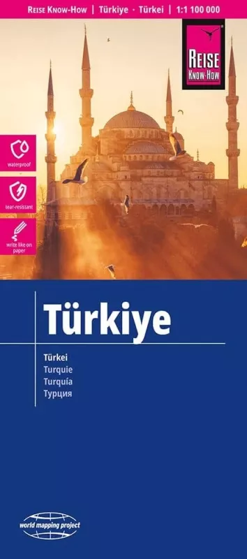 Turecko - mapa odolná