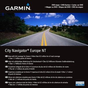City Navigator NT Europe na kartě