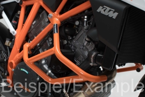 padací rámy-černé, KTM 1290 Super Duke R / GT. do 2018.