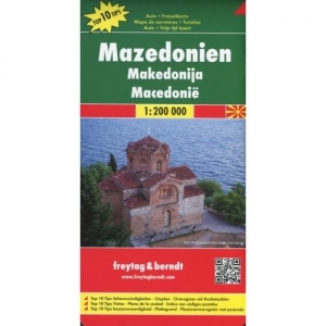 Makedonie - mapa