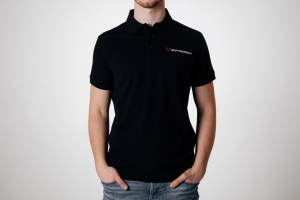 Team polo shirt Core Line. Black. Men. Size M.