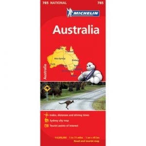 Austrálie (č. 785) mapa