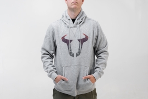 Hoodie Street Line. Grey. Unisex. Size M.