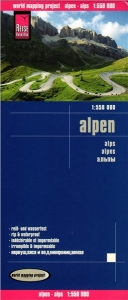 Alpy - mapa odolná