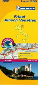 Itálie: Furlansko-Julské Benátsko (č. 356) mapa