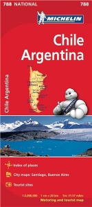 Chile a Argentina (č. 788) mapa