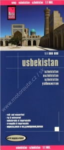 Uzbekistán - mapa odolná