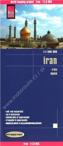 Írán - mapa odolná