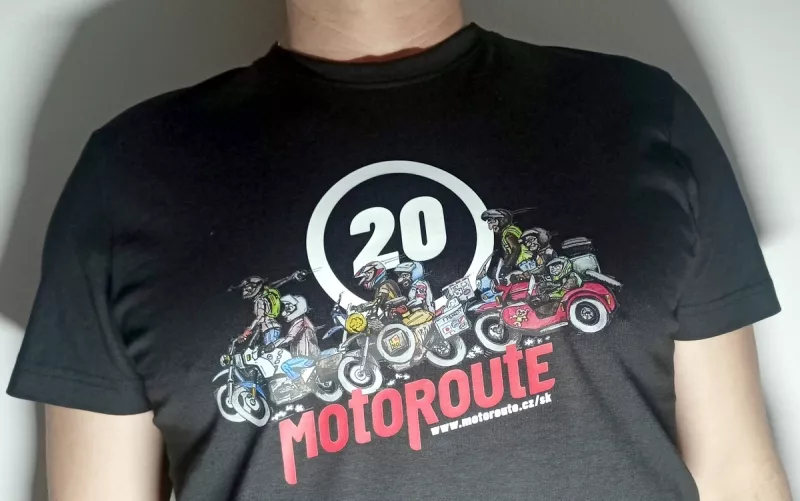 Tričko MotoRoute "20" pánské