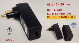 USB 9 nabíječka max. 3A