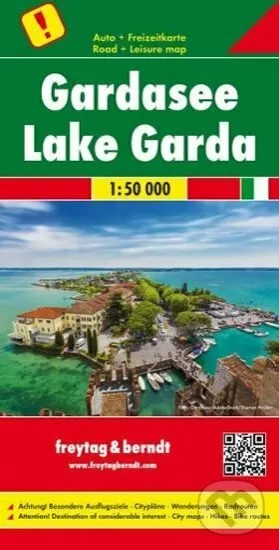 Jezero Garda - mapa