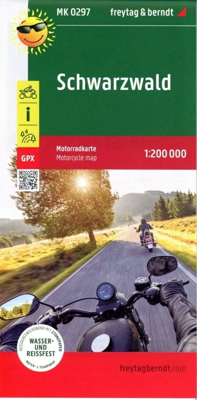 Motomapa Schwarzwald (Černý les)