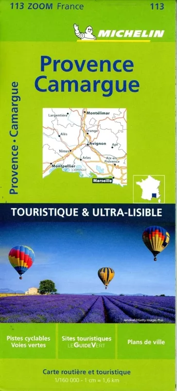 Francie: Provence Camargue (č. 113) mapa