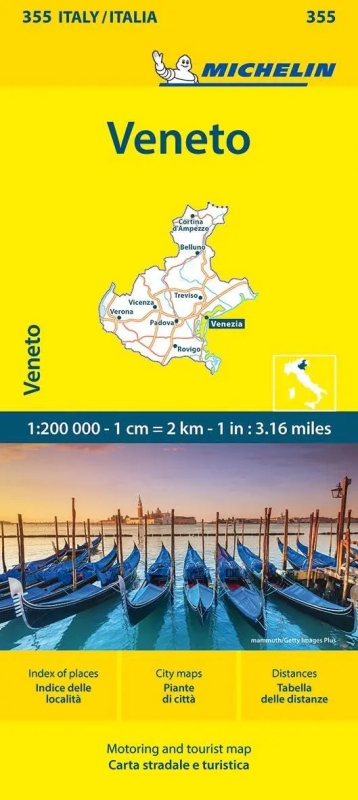 Itálie: Benátsko (č. 355) mapa