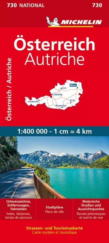 Rakousko (č. 730) mapa