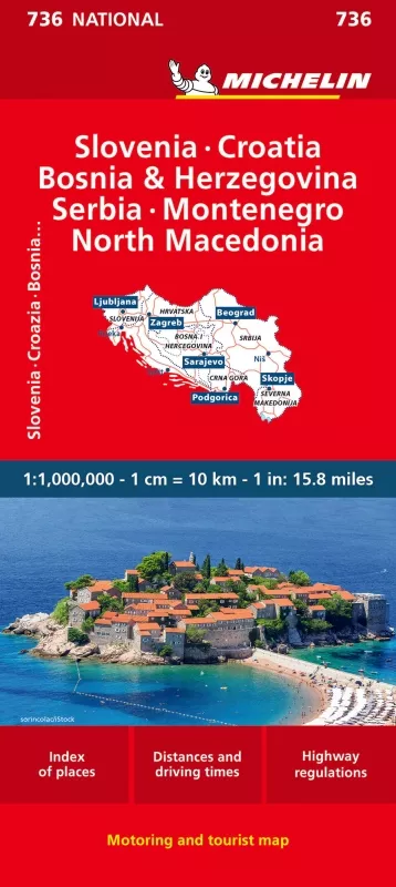 Balkán (č. 736) mapa