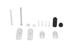 Crash pad holder Silver. Kawasaki Ninja ZX4-RR (23-).