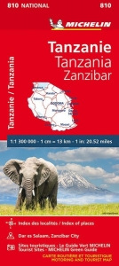 Tanzánie a Zanzibar (č. 810) mapa