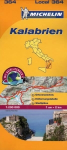 Itálie: Kalábrie (č. 364) mapa DOPRODEJ