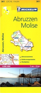 Itálie: Abruzzo a Molise (č. 361) mapa