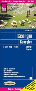 Gruzie - mapa odolná