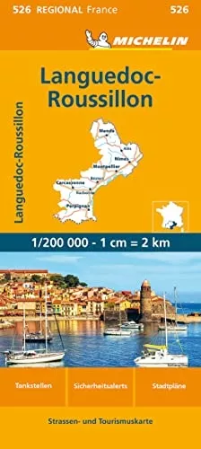 Francie: Languedoc-Roussillon (č. 526) mapa