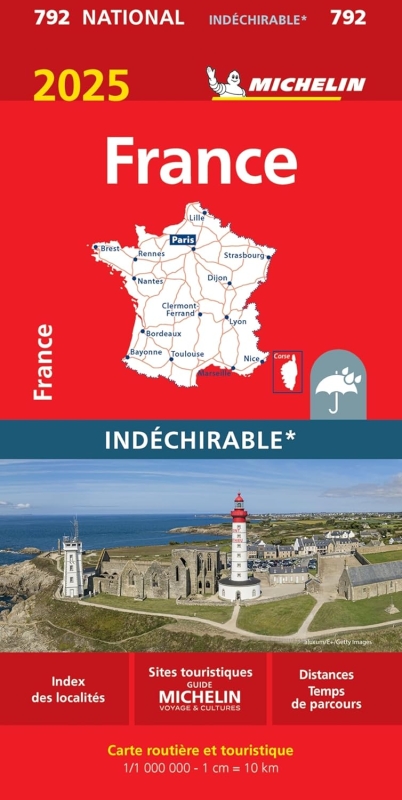 Francie (č. 792) mapa odolná