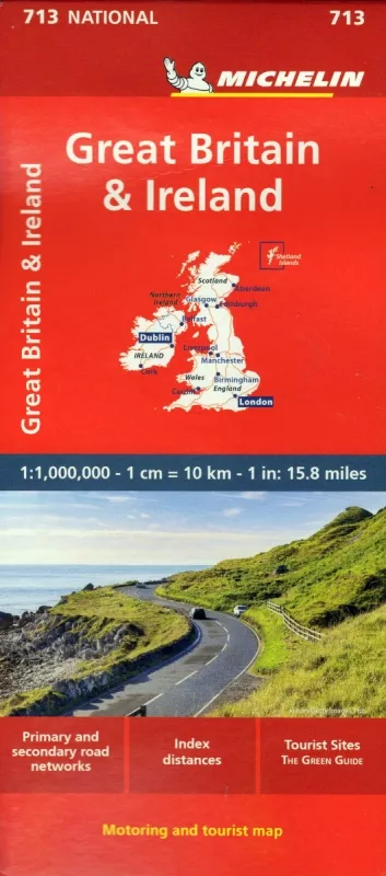Velká Británie a Irsko (č. 713) mapa