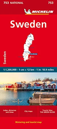 Švédsko (č. 753) mapa