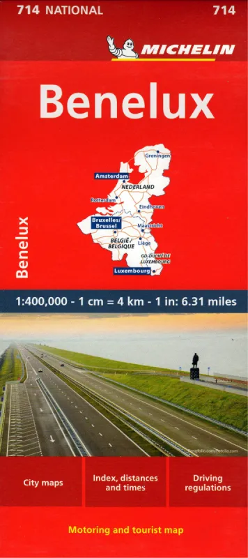 Benelux (č. 714) mapa
