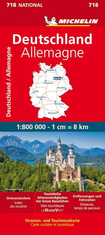 Německo (č. 718) mapa