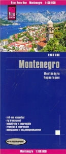 Černá Hora (Montenegro) - mapa odolná