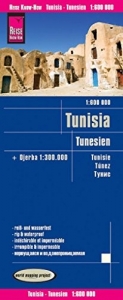 Tunisko - mapa odolná