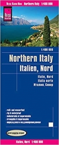 Itálie sever - mapa odolná