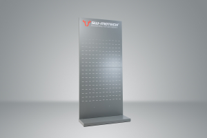 Sales display version wall Grey. Complete. Without equipment and fixture.