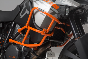 Horní padací orig. KTM crash bar Orange. 1290 SAdv R / S (16-), 1090 Adv (16-)