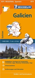 Španělsko: Galicie (č. 571) mapa