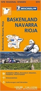 Španělsko: Baskicko, Navarra, La Rioja (č. 573) mapa