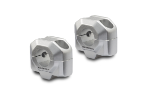 zvýšení řídítek  22 mm H = 20 mm. stříbro.