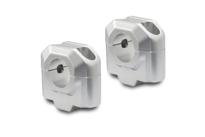 zvýšení řídítek  28 mm H = 30 mm. stříbro.