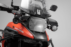 EVO dálkové světla + držáky černá. Suzuki V-Strom 1050 (19-).