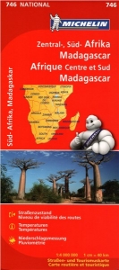Střední a jižní Afrika a Madagaskar (č. 746) mapa
