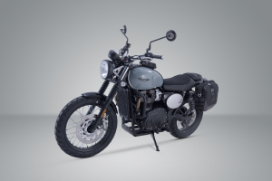 Legend Gear side bag system LC Black Edition Triumph Street Cup / Scrambler / Twin
