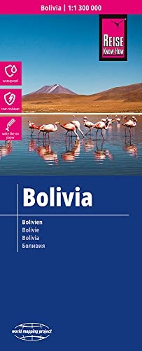 Bolívie - mapa odolná
