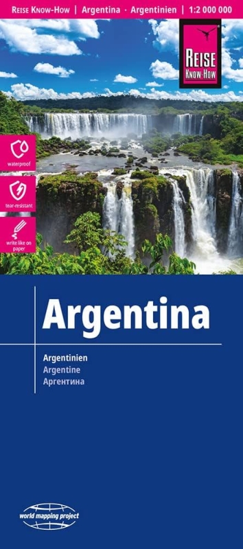 Argentina - mapa odolná