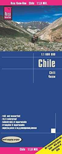 Chile - mapa odolná