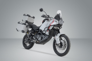 Adventure set kufrů stříbrné Ducati DesertX (22-) / Rally (23-).