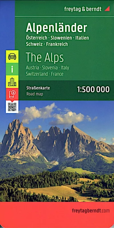Alpy - mapa