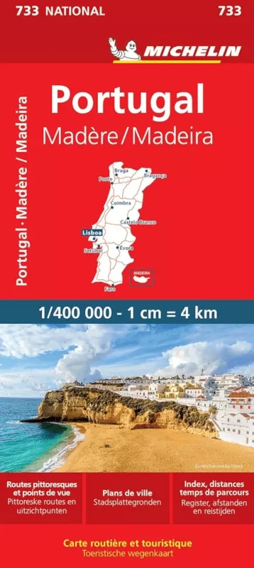 Portugalsko a Madeira (č. 733) mapa